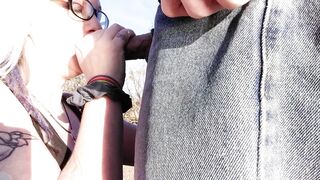 Beauty milf Hiking at Lake, and Blows Penis and the Mr. Ejaculates