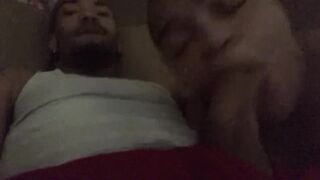 Lightskin BBW Barely Legal Sucking Off Penis