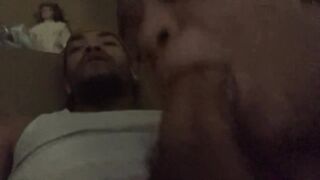 Lightskin BBW Barely Legal Sucking Off Penis