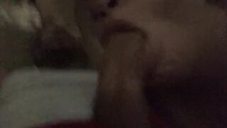 Lightskin BBW Barely Legal Sucking Off Penis
