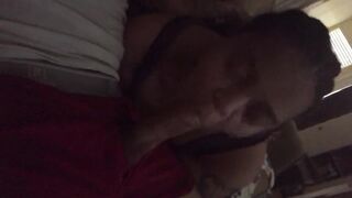 Lightskin BBW Barely Legal Sucking Off Penis