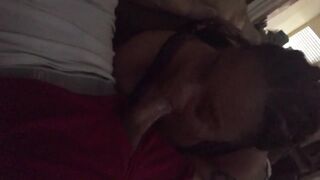 Lightskin BBW Barely Legal Sucking Off Penis