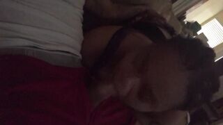 Lightskin BBW Barely Legal Sucking Off Penis