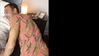 Room Service Dude Destroys eastern cougar inside Hotel Room