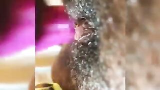 Black Teens Plays with Toy up Close