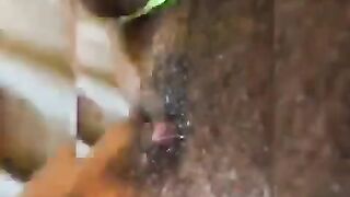 Black Teens Plays with Toy up Close