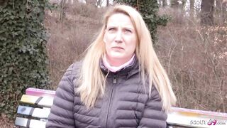 GERMAN SCOUT - CURVY BBW milf SABRINA PICKUP AND HARD