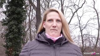 GERMAN SCOUT - CURVY BBW milf SABRINA PICKUP AND HARD