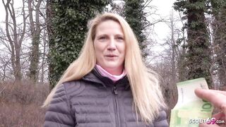 GERMAN SCOUT - CURVY BBW milf SABRINA PICKUP AND HARD