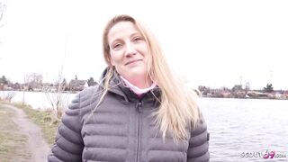 GERMAN SCOUT - CURVY BBW milf SABRINA PICKUP AND HARD