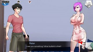 Confined with Goddesses - Playthrough #15 (2D Cartoon VN)