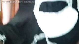 Russian Wifey Clothed as a Housemaid