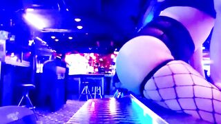 Strip Club Twerk Tease with an Amateur Dancer