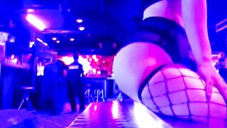 Strip Club Twerk Tease with an Amateur Dancer