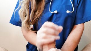 Nurse Relieving Patient's Dick