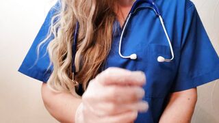 Nurse Relieving Patient's Dick