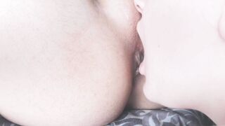 Eighteen Licks Bf's Booty and Gets Cummed inside Mouth Rim Job Cum on