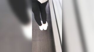 Step Cougar went to the Supermarket with a Dildo on the Remote
