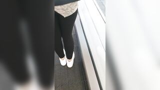Step Cougar went to the Supermarket with a Dildo on the Remote