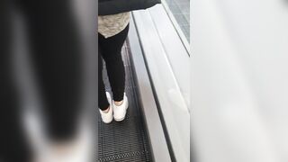 Step Cougar went to the Supermarket with a Dildo on the Remote
