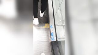 Step Cougar went to the Supermarket with a Dildo on the Remote