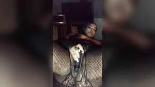Hispanic Vagina Leaking Kitchen Floor