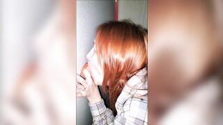 Amatuer mom Wifes first Time at Gloryhole Blowing Strangers Dicks