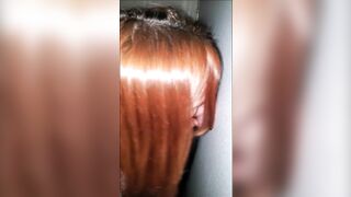 Amatuer mom Wifes first Time at Gloryhole Blowing Strangers Dicks