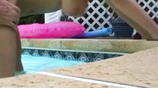 Goddess Amateurs having Fun inside their Pool Fun Experience