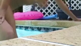 Goddess Amateurs having Fun inside their Pool Fun Experience