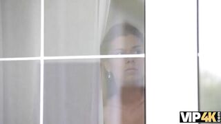 VIP4K. Great Czech women welcomes the ebony sweetheart by lovemaking