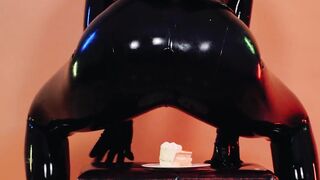 Rubber Latex Birthday Arya Grander Food Bdsm