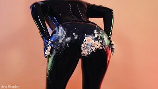 Rubber Latex Birthday Arya Grander Food Bdsm
