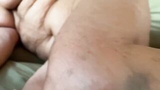 StepAunt Ann Plays with her Titted while Giving a Gorgeous Toejob Part