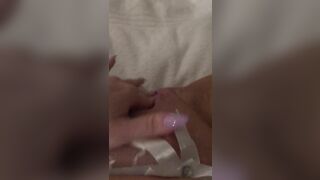 Sensual sluts Fingered her Vagina while Listening to Parents Screwed next Door