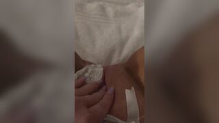 Sensual sluts Fingered her Vagina while Listening to Parents Screwed next Door
