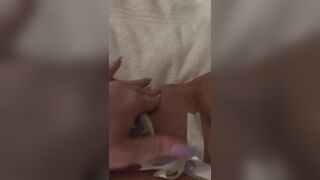 Sensual sluts Fingered her Vagina while Listening to Parents Screwed next Door