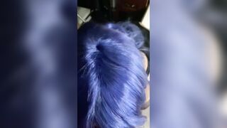 Ride a Toy with a Ass Plug inside and Sucking Off my Husbands