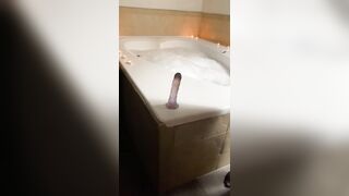 Ride a Toy with a Ass Plug inside and Sucking Off my Husbands
