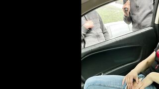 He Licks my Vagina Full of Cum after the 1st Voyeur Ejaculates