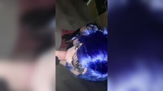Fiance Blows Penis with Lipstick on