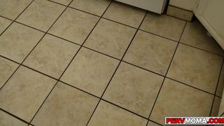 Mommy Spreading thicc legs wide open for stepsons long penis