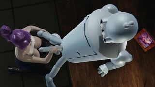Futurama - Leela gets creampied by Bender - 3D Porn