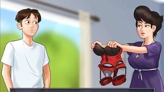 SummerTimeSaga-Older Dark Haired into Panties Snatch Jizzed.