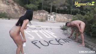 ChicasLoca - Kira Queen Huge Boobies Russian Bimbo Hardcore Outdoor Sex on
