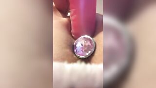 Ass Plug Squirt Intense Close up