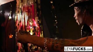 Whorley Quinn gets taught a lesson at the Strip Club