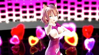 Mmd R18 Shot Chan Pink Rubber Suit Bombshell and Beauty 3d Animated