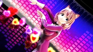 Mmd R18 Shot Chan Pink Rubber Suit Bombshell and Beauty 3d Animated