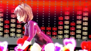 Mmd R18 Shot Chan Pink Rubber Suit Bombshell and Beauty 3d Animated